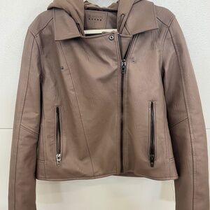 Faux Leather Jacket Blank NYC